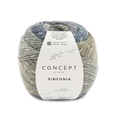Пряжа Katia Sinfonia (1278.200, Горный родник)