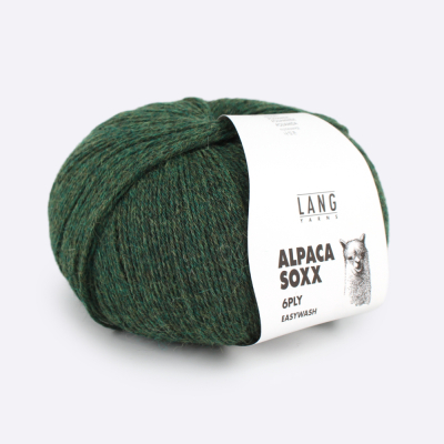 Пряжа Lang Alpaca Soxx 6-Fach/6-Ply (1087.0098, Малахитовый)