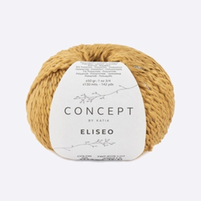 Пряжа Katia Eliseo (1235.68, Горчичный)