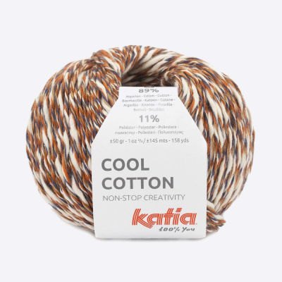 Пряжа Katia Cool Cotton (1321.82, Медная орхидея)
