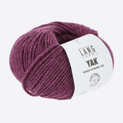 Пряжа Lang Yarns Yak (1103.0066, Ежевичный джем)