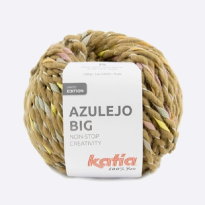 Пряжа Katia Azulejo Big (1286.501, Кемел с ломпасами)