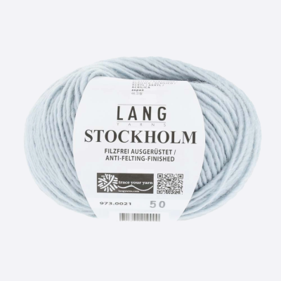 Пряжа Lang Yarns Stockholm (21, Стальной джинсовый)
