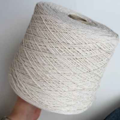 Бобина Bourette Silk '26 (100% буретный шелк) (600, Холодное молоко, 375 м)