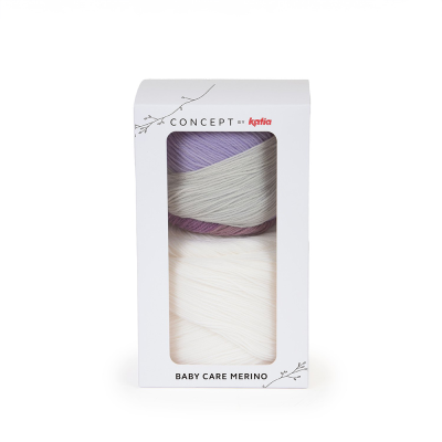 Пряжа Katia Baby Care Merino (1103.503, Черничный йогурт)