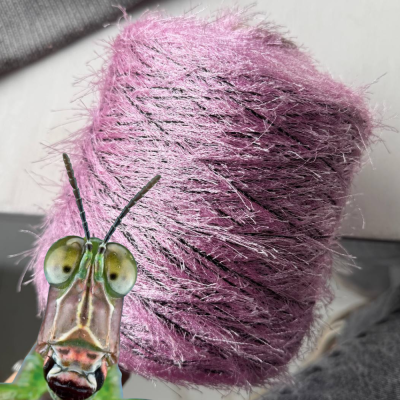 Бобина SAUVAGE (68% вискоза, 19% Пэ, 13% Па), 145 м. (442, Зебрана Роуз)