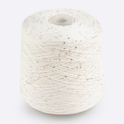 Бобина Pima Sequins (92% хлопок, 8% пайетки) (999, 1016, 1023, 1018, 1024, Безе 450 м)