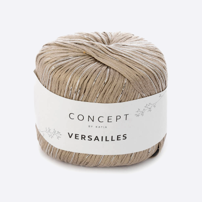 Пряжа Katia Versailles (1133.83, Матовый песочный)
