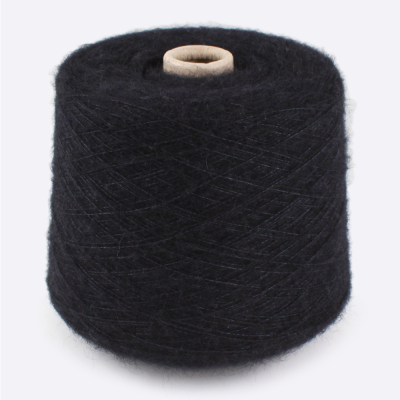 Бобина KIDSILK (70% кидмохер, 30% шелк), 900 м. (9008, Черная галактика)