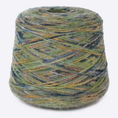 Бобина Stoppino Alpaca (49% беби альпака, 27% меринос, 24% ПА), 240 м. (009, Мох)