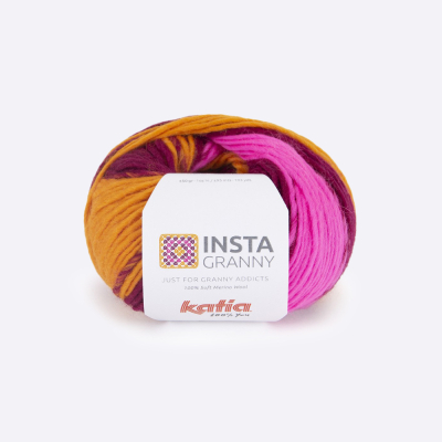 Пряжа Katia Instagranny (1322.106, Закат фуксии)