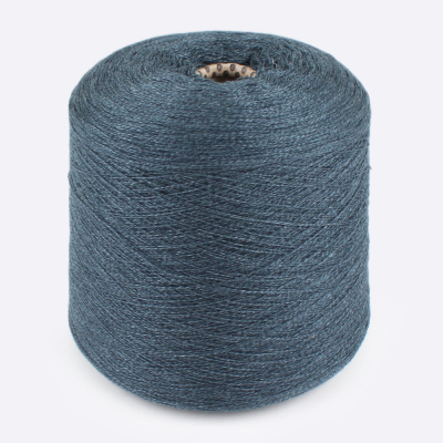 Бобина Cash/Seta 2/26 Biagioli Modesto (50% кашемир, 50% шелк), 1300 м. (309905, Сизый меланж)