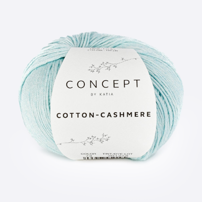 Пряжа Katia Cotton-Cashmere (73, Небесный)