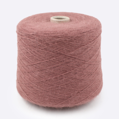 Бобина Ангора, ANGORABEL 2/10, (80% ангора, 20% меринос), 500 м. (P-437, Розовое какао)