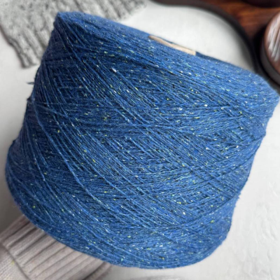 Бобина Pigalle (55% меринос, 25% шелк, 10% вискоза, 10% Па), 750 м. (Royal Tweed, Королевский синий)