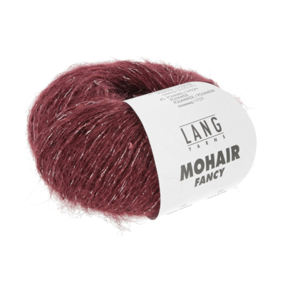 Пряжа Lang Yarns Mohair Fancy (989.0066, Гранатовое вино)