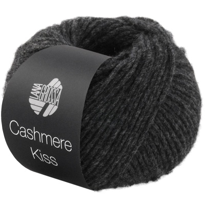 Пряжа Lana Grossa Cashmere Kiss (63601, 107 Мистер Грей)