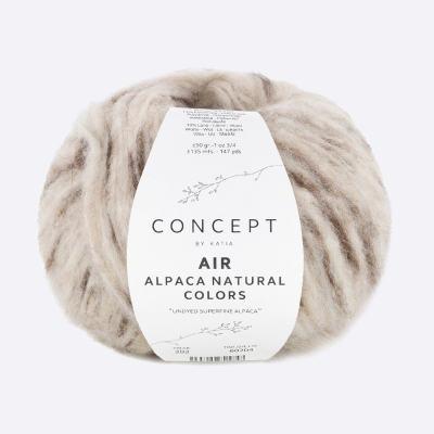 Пряжа Katia Air Alpaca Natural Colors (1340.202, Руно) Пряжа Katia Air Alpaca Natural Colors (1340.202, Руно)
