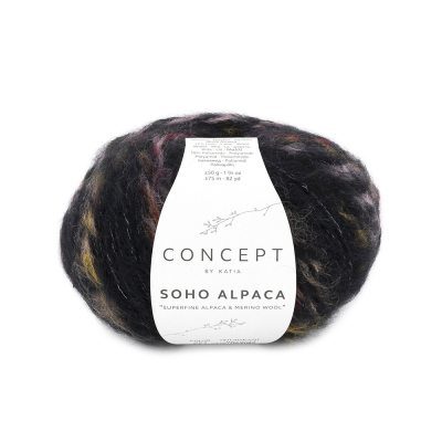 Пряжа Katia Soho Alpaca (1389.301, Ночные огни)
