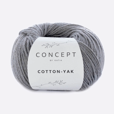 Пряжа Katia Cotton-Yak (112, Пепел)