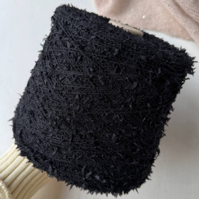 Бобина Dorani Fix (55% хлопок, 45% ПА), 420 м (002833, Черный лебедь)