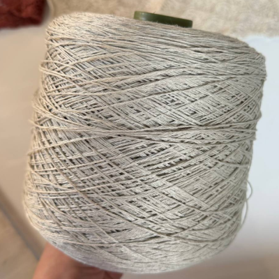 Бобина Servisi Seta ШЕЛКОВАЯ КОНОПЛЯ (100% конопля), 400 м (Ртуть, 400 м., Coolgrey)
