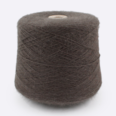 Бобина Ангора, ANGORABEL 2/10, (80% ангора, 20% меринос), 500 м. (7344, Кофейный графит)