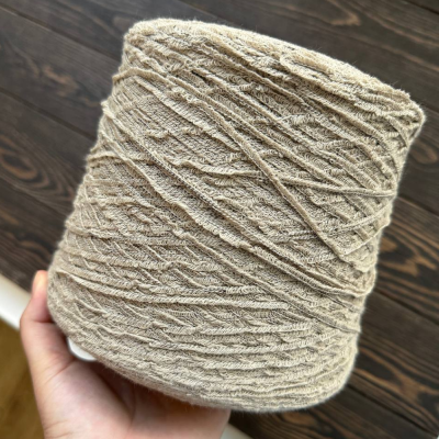 Бобина Dorimello (65% хлопок, 10% шелк, 25% ПА), 210 м. (10730, Капучино)