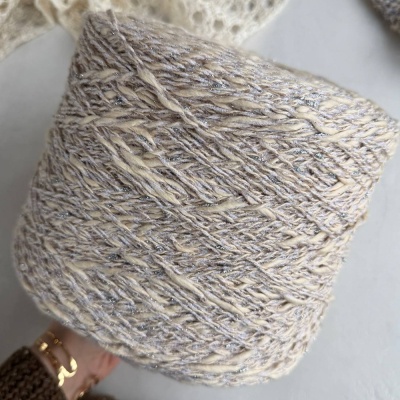 Бобина Bigger Granprix (64% хлопок, 30% вискоза, 6% Пм), 200 м. (3565, Фиалка с серебром)