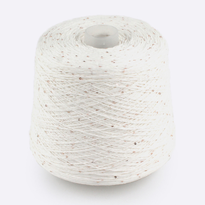 Бобина Pima Sequins (92% хлопок, 8% пайетки) (3050, Бронза на снегу 400 м)