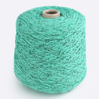 Бобина Fauna by Filpucci (60% хлопок, 20% лен, 20% ПА), 180 м, гусеницы (442, Сизая мята)