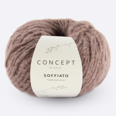 Пряжа Katia Soffiato (1252.102, Каштановая роза)