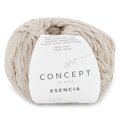 Пряжа Katia Esencia (1365.101, Миндальный крем)