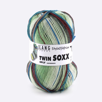 Пряжа Lang Yarns Twin Soxx (303, Луговая тропа)