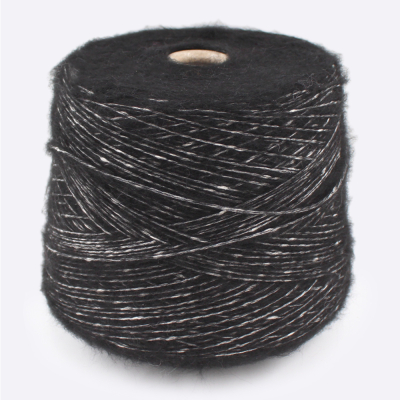 Бобина Jamaica by New Mill SPA (12% меринос, 51% хлопок, 26% Пэ, 11% ПА), 250 м. (68704, Угольный)