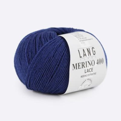Пряжа Lang Yarns Merino 400 Lace (796.0035, Синий)