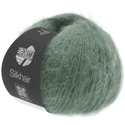 Пряжа Lana Grossa Silkhair (38774, 127 Любимый Хаки)