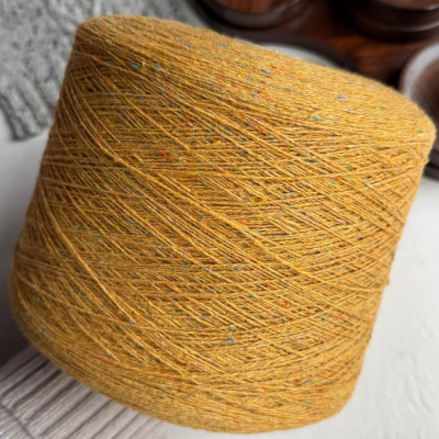 Бобина твид Pirle (55% меринос, 25% шелк, 10% вискоза, 10% Па), 750 м. (Grano, Зерно)