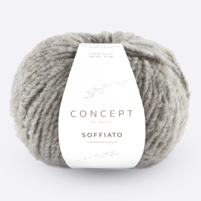 Пряжа Katia Soffiato (1252.116, Кофейная дымка)