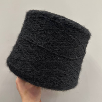 Бобина Nobilis (43% альпака, 15% меринос, 28% хлопок, 14% ПА), 230 м (6001, Бед Блек)