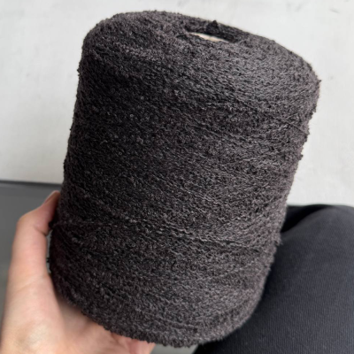 Бобина букле Wool Flam (93% меринос, 7% Па), 300 м. (8044, Кофе)