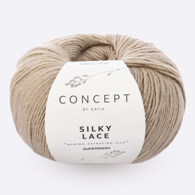 Пряжа Katia Silky Lace (151, Песочный беж)