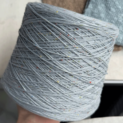 Бобина Madras Tweed (98% хлопок, 2% вискоза), 300 м. (6222, Небесный лайнер)