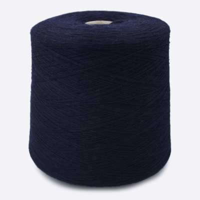 Бобина Academy NEW by Loro Piana (50% кашемир, 50% шелк), 1400 м. (QR60 Navy Blue, Неви)