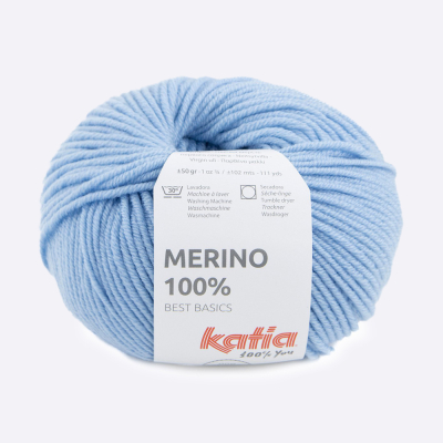 Пряжа Katia Merino 100% (449.8, Скай) Пряжа Katia Merino 100% (449.8, Скай)