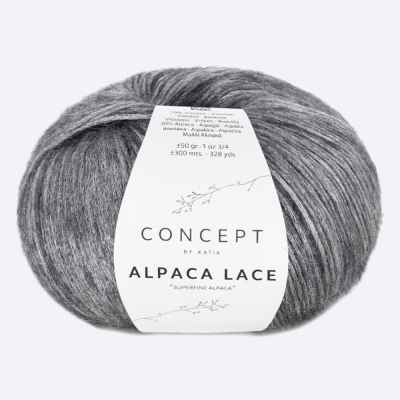 Пряжа Katia Alpaca Lace (1338.90, Мрамор)
