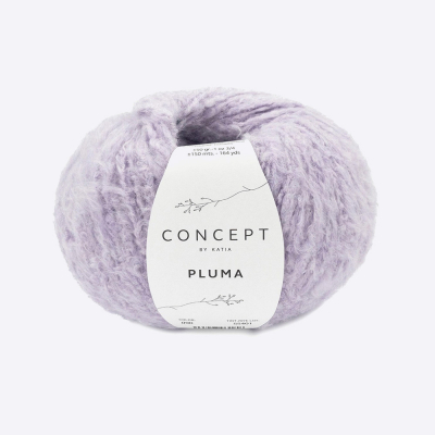 Пряжа Katia Pluma (1234.90, Лавандовое молоко)
