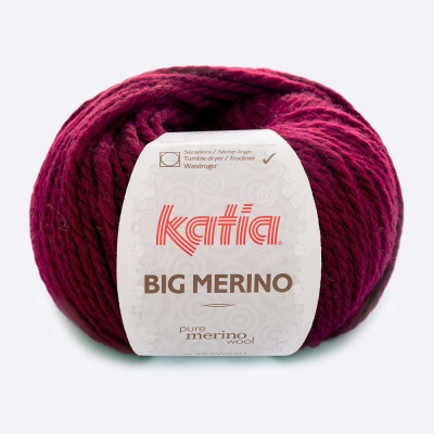 Пряжа Katia Big Merino (778.24, Бургунди)