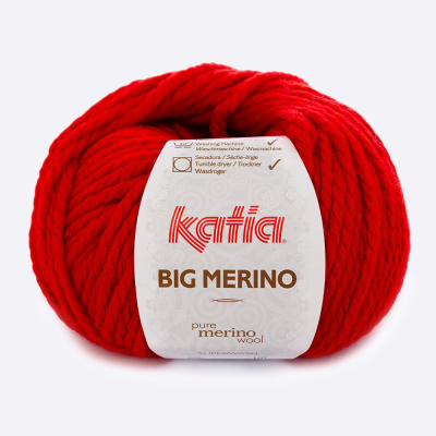 Пряжа Katia Big Merino (778.4, Кармин)