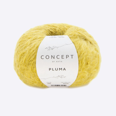 Пряжа Katia Pluma (1234.88, Цитрус)